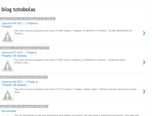 Tablet Screenshot of blog.totobolas.com